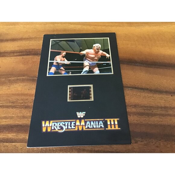 WWF / WWE WrestleMania III / 3 Senitype Film Cell with Rowdy Roddy Piper (2007) - Picture 4 of 8